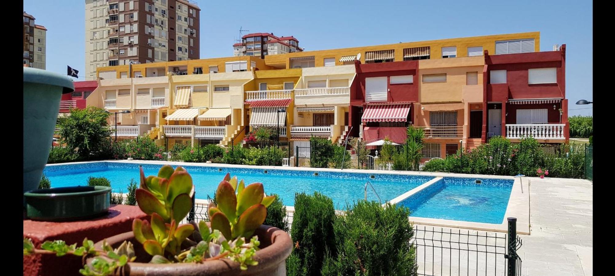 Apartamento Adosado Playa Pobla Farnals Pobla de Farnals  Exterior foto